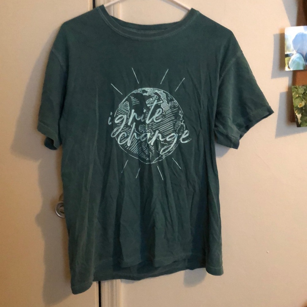 “Ignite change” oversized soft tee shirt